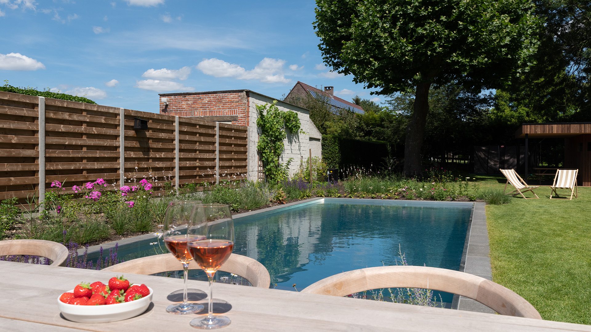 Vakantie in eigen tuin